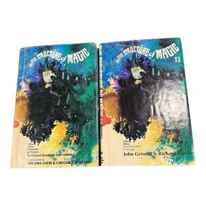 The Structure of Magic 2 Volume Set Grinder And Bandler vintage grannycore